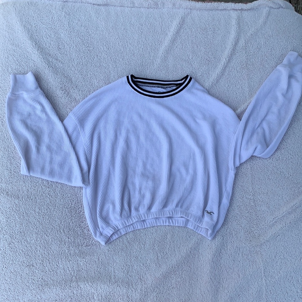 Hollister | Waffle Knit Cropped Sweater | Size XS
